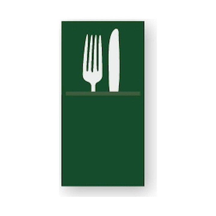 PAPIER DIENSTLEISTUNGEN TABLEWEAR TASCHEN 40x40, 50/1,GRÜN